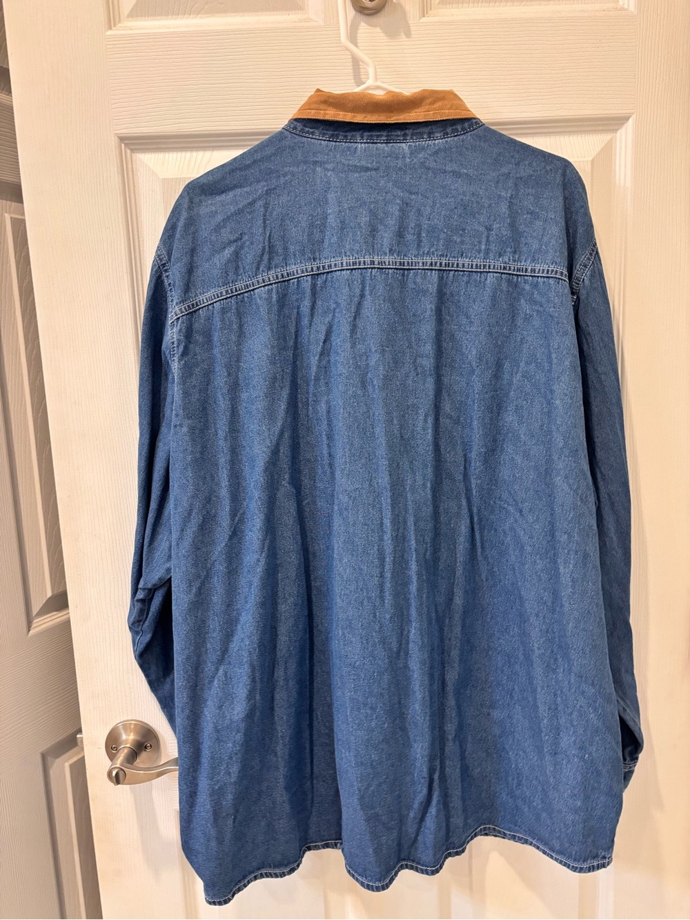 Bobbie Brooks Vintage Fall Leaves Denim Shirt - Picture 5 of 5